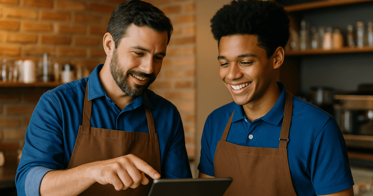 MEI contratando seu primeiro funcionário e planejando o crescimento da empresa.