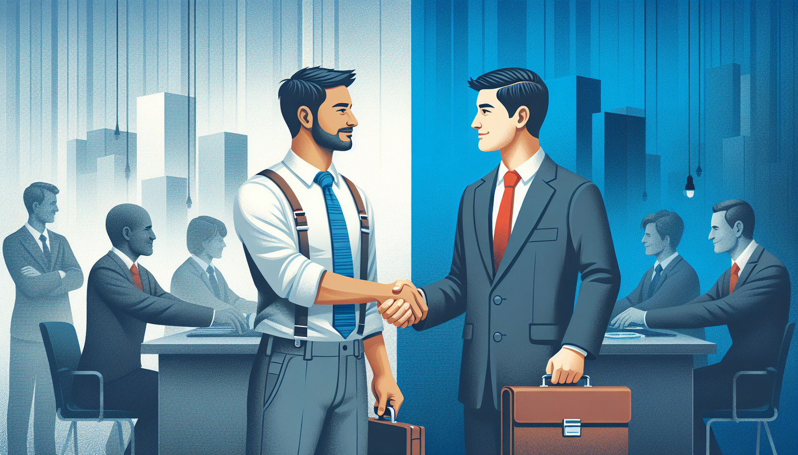 Aperto de mãos simbolizando a troca de contador e portabilidade contábil segura.