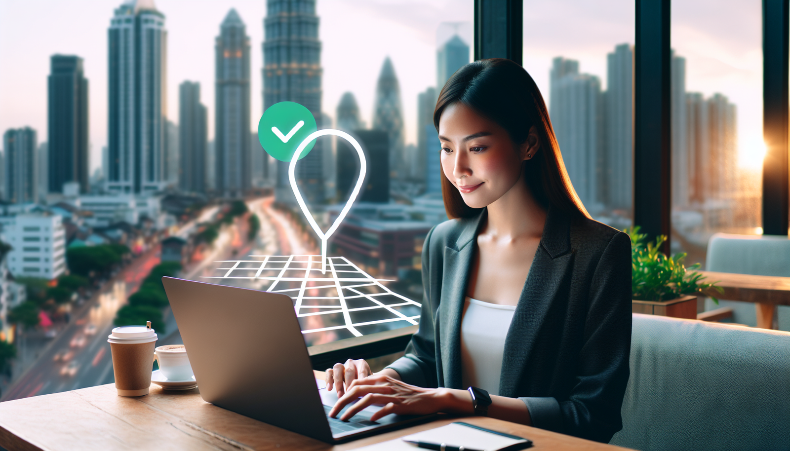 Profissional em coworking utilizando endereço fiscal em São Paulo para economizar no alvará.