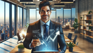 Empresário analisando o crescimento do limite de faturamento MEI 2026 para transição para Microempresa.